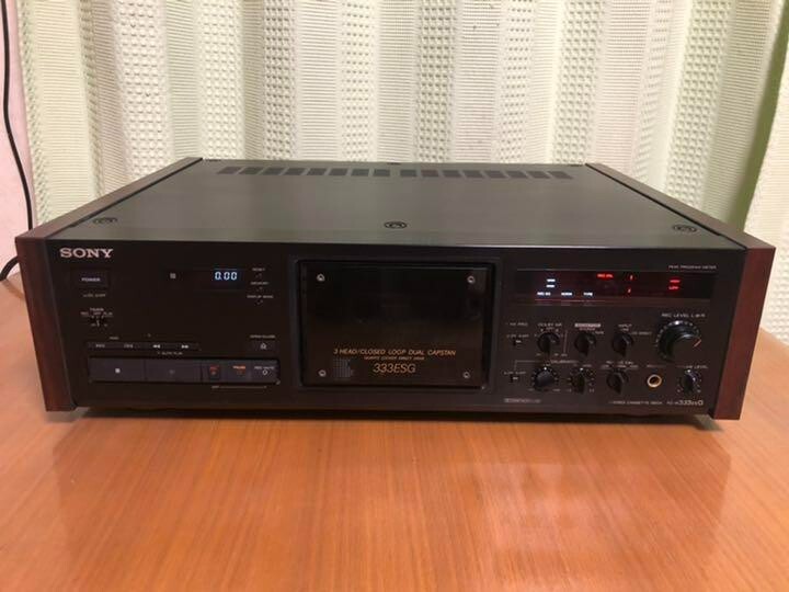 Sony TC-K333ESG 3 Head Cassette Tape Deck Recorder Es Series Sony TC-K333ESG 3 Head Cassette Tape Deck Recorder Es Series