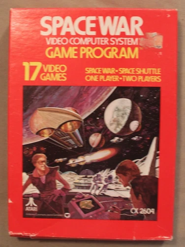 m Original Atari 2600 CX 2604 SPACE WAR Video Computer System Game Program