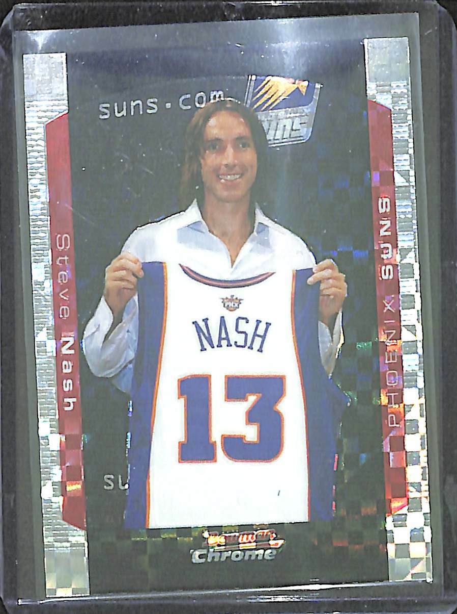 2004-05 Bowman Chrome Xfractor #36 Steve Nash No 96 of 150