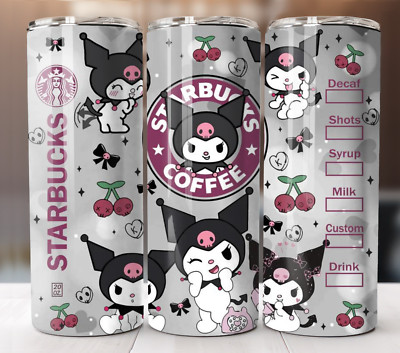 Kuromi Cherries 20oz Stainless Steel Tumbler - Insulated Mug