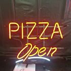 Pizza Open Shop Light 20"x16" Neon Sign Lamp Light Gift Store With Dimmer
