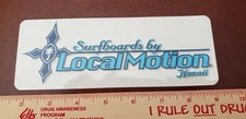 VTG 80's LOCAL MOTION HAWAII SURFBOARD RARE NOS SURF SURFING SKATEBOARD STICKER