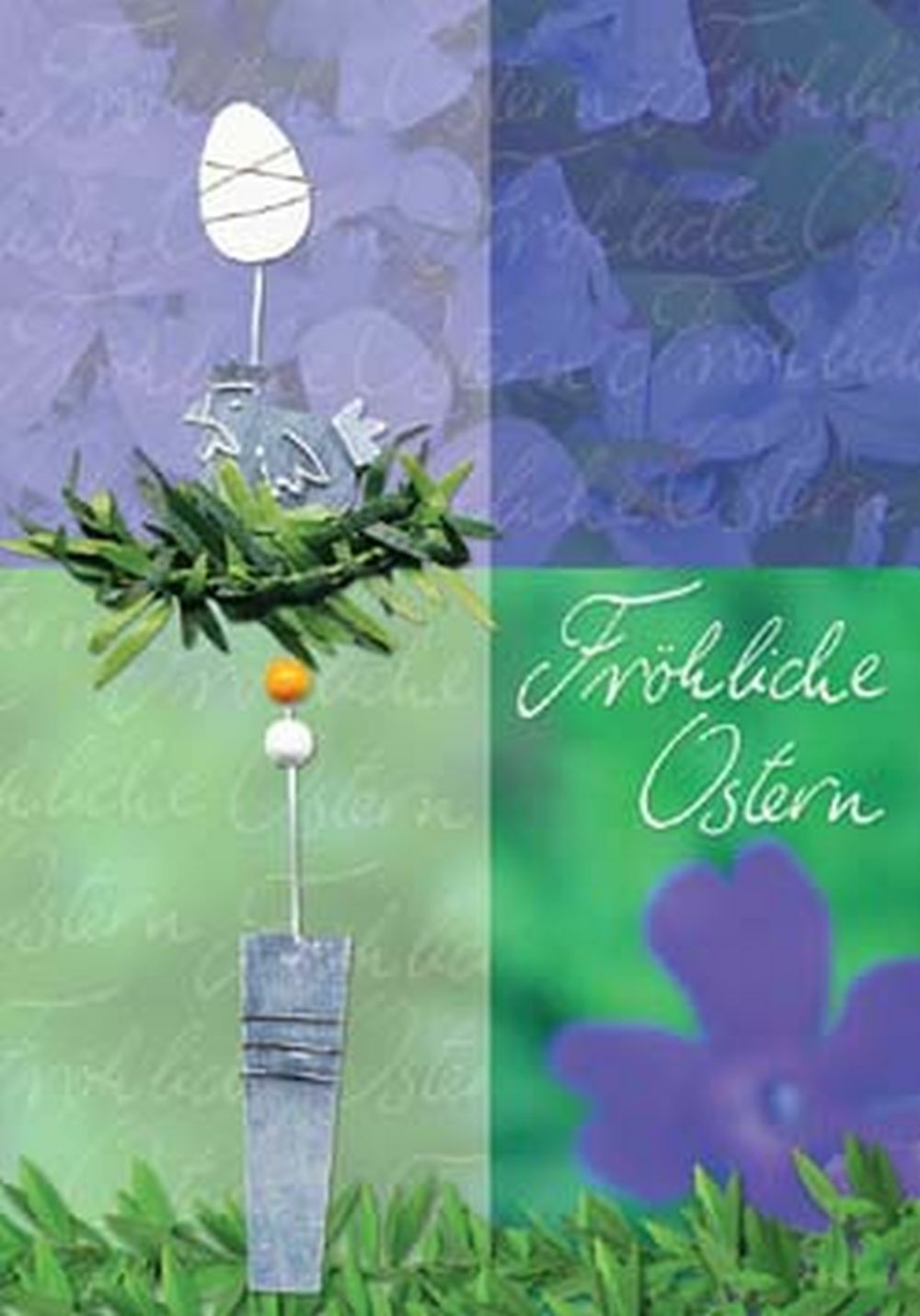 Lifestyle Oster Gruß Karte Klapp Ostern Fröhliche Grüsse Ansichts