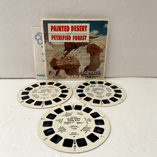 VIEW-MASTER vintage SET of 3 REELS Painted Desert  Forest SAWYERS Packet A 363