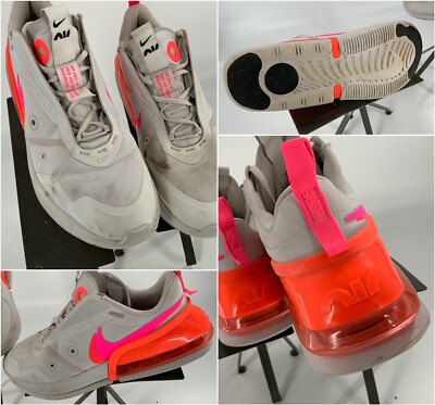 nike air max up sneakers in gray and pink