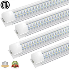 JESLED T8 8FT LED Tube Light Fixtures 90W 5000K 6000K Garage Utility Shop Lights
