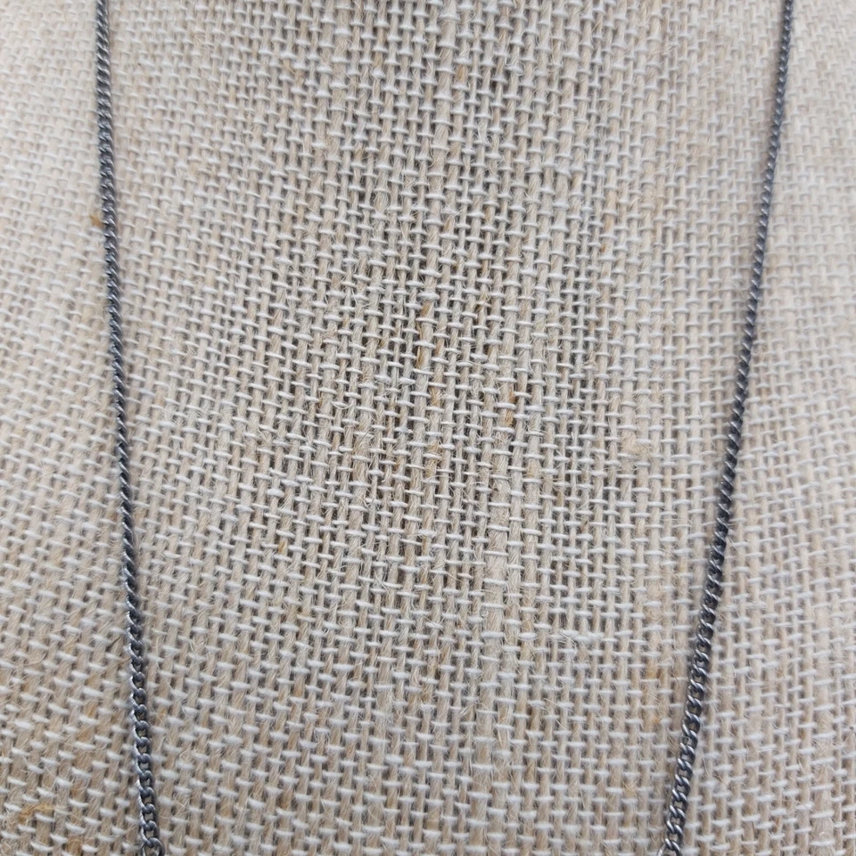 Удивительный подписанный ископаемого черный кластер ожерелье хрустальные стразы центры 20» - Изображение 3 из 4