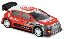 Citroen C3 WRC 2017 Official Presentation #7 Abu Dhabi White Wheels 1:43 Norev