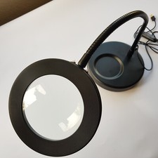 Magnifier light 16cm disc desktop stand hands-free crafting hobby 45cm USB