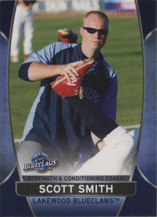 2016 Choice Lakewood Blueclaws - Scott Smith #33 - 1 of 1