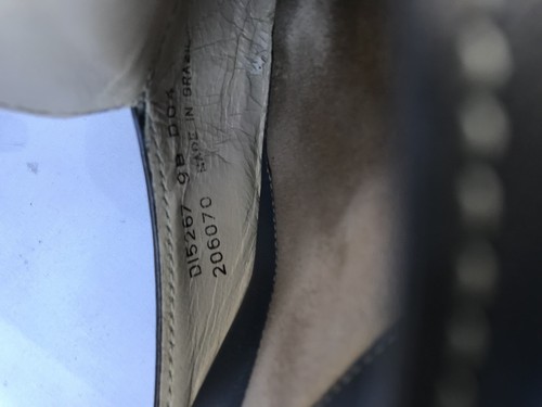 EUC COLE HAAN Gray Pointy Toe Bow Logo Top Accent Med Heel Mule Sz US 9B D15267 - Picture 6 of 10