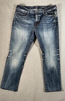 Mens Stretch PRPS Jeans Size 38 Distressed Washed Blue Jeans