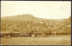 Alstead, New Hampshire Village on Hill RPPC 1920 Real Photo Postcard
