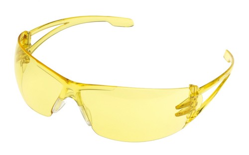 3 Pair/Pack Gateway Varsity Yellow/Amber Safety Glasses Sun Lightweight Z87+ - Picture 3 of 4