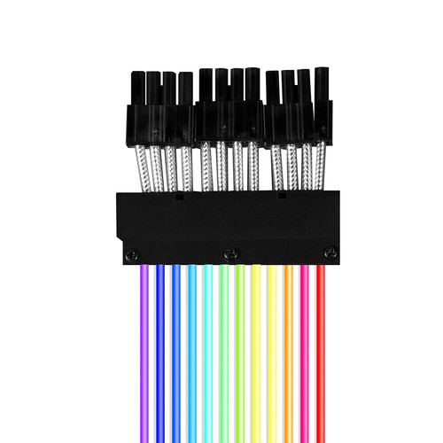 PSU Extension Cable Addressable RGB ATX 24Pin PCIe GPU Dual Triple 8-Pin Cord - Bild 7 von 14
