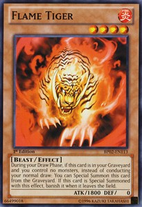 Flame Tiger - BP02-EN113 - Common - 1st x3 - Near Mint