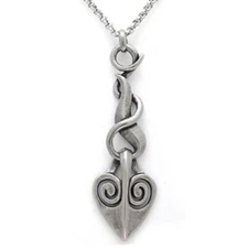 Heart Necklace Gothic style Stainless Steel pendant necklace By Controse
