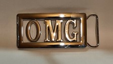 OMG Custom Personalized Name Belt Buckle -Put your name or word on Buckle