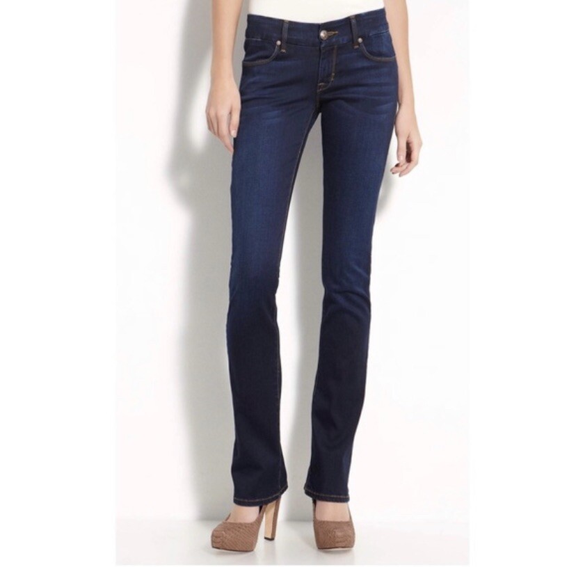 Dylan George Bella Babyboot Dark Blue Denim Jeans NWT