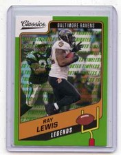 2021 PANINI CLASSICS #101 RAY LEWIS TIMELESS TRIBUTES 