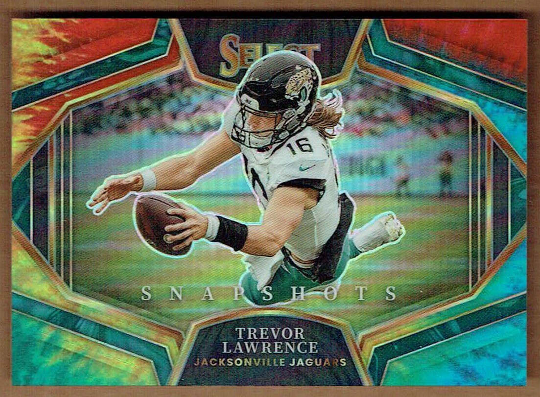 2022 SELECT SNAPSHOTS PRIZM TIE DYE #18 TREVOR LAWRENCE #14/25