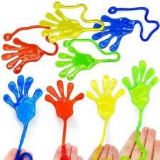 10 Pcs Large Sticky Hands Bulk Party Favors for Kids, Jumbo Stretchy Sticky H...