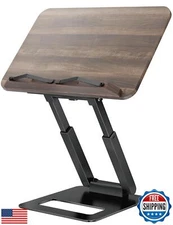 Tounee Telescopic Book Holder - Adjustable Height Cookbook Stand with Elastic