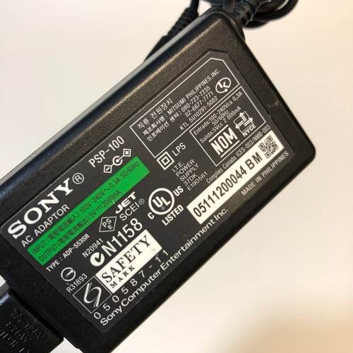 Genuine Sony (PSP-100) 5V 2A AC Adapter / Power Supply Only / Scratches - Picture 3 of 5