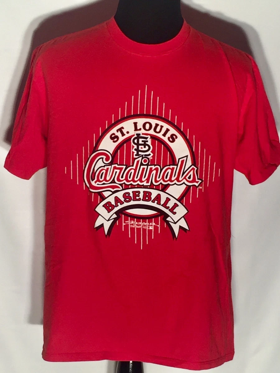 Vintage 1991 St. Louis Cardinals MLB Baseball Team Starter Large L Red T- shirt