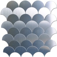Art3d 12 X 12 Peel & Stick Metal Decorative Wall Tile Brush Silver Umbrella on sale Art3d 12 X 12 Peel & Stick Metal Decorative Wall Tile Brush Silver Umbrella on sale