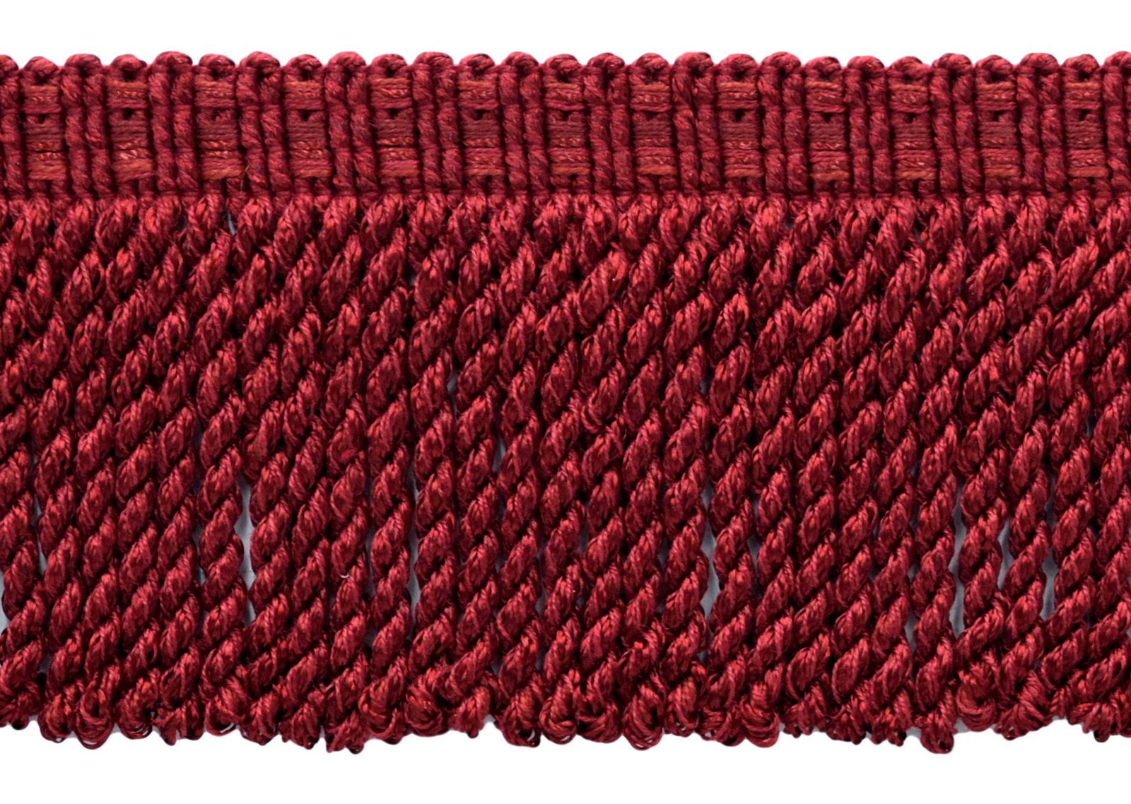 Bullion Fringe Trim, Style# BFV3, Color# VNT22 - Brick Red [5 Yards]