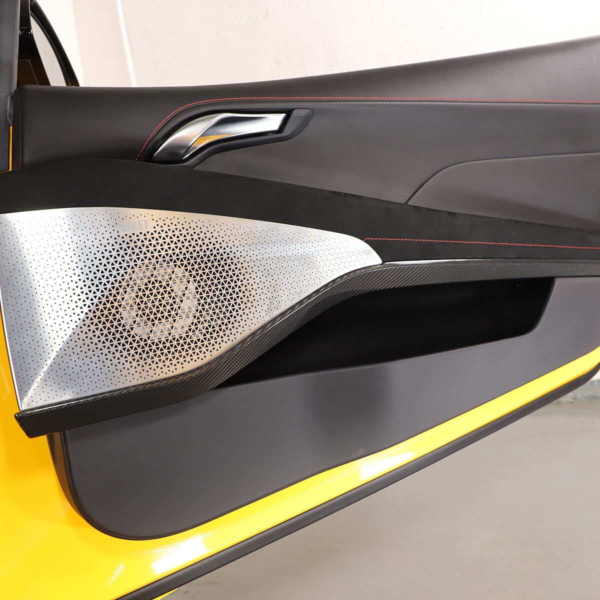 Real Carbon Fiber Interior Door Panel Strip Trim For Lotus Emira V6 i4 23-25 US