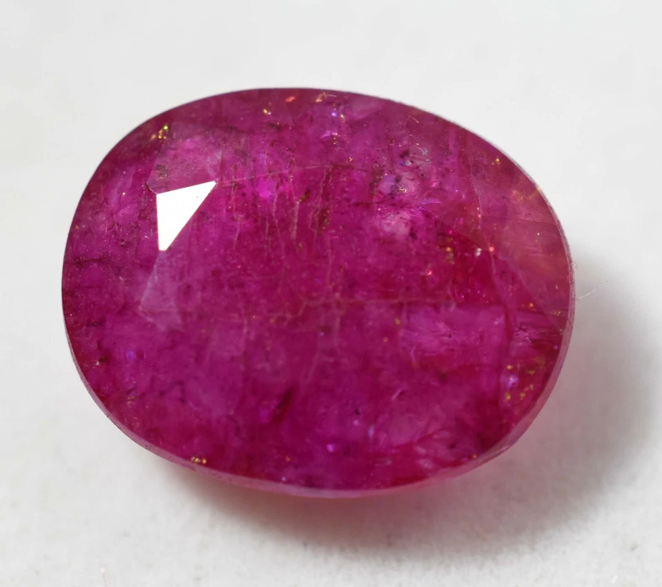 8.95 Ct Natural Pink Ruby Burma GGL Certified Oval Cut AAA+ Treated Gemstone - Image 2 of 4