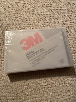 NEW 3M Imation DC600A 60MB 620ft Vintage Large Sealed Data Tape ...
