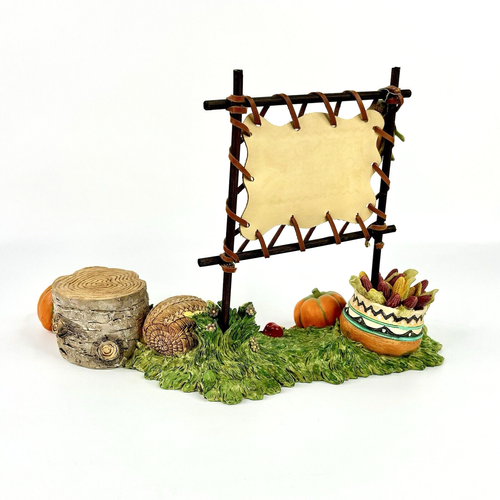 1995 Enesco Freunde der Feder Ernte Display Karen Hahn Kürbisse Äpfel - Bild 15 von 23
