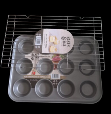  Backpaket! Bäcker und Salz Cupcake Form und Kühlgestell Gratis Geschenk beim Kauf