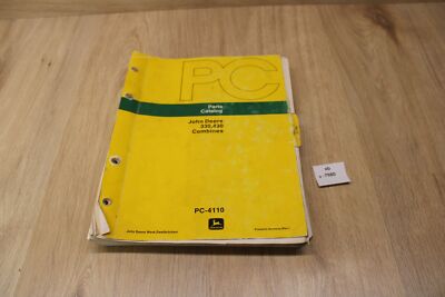John Deere John Deere Mähdrescher 330 430 Parts Catalog PC-4110  1977 xb7980