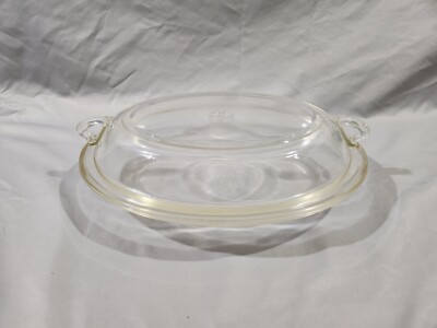 Pyrex 110-B Casserole Clear w/Lid  Stamped May 27, 1919