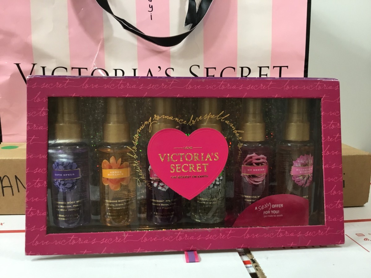 VICTORIA'S SECRET Fragrance mist body mist spray 6PC GIFT SET | eBay