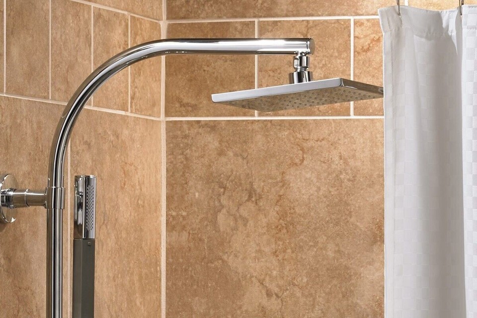 KOHLER K45206MGCP Westin Shower Rail Rainshower Combo Kit POLISHED