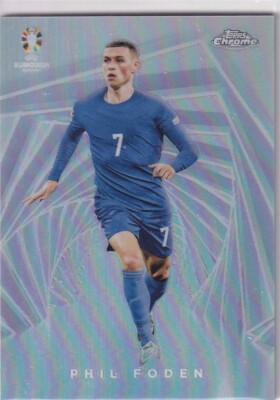 その他 2020 Phil Foden Topps Chrome Speckle Topps 2024 Chrome UEFA Euro No. H-8 Phil Foden Case Hit SSP | eBay