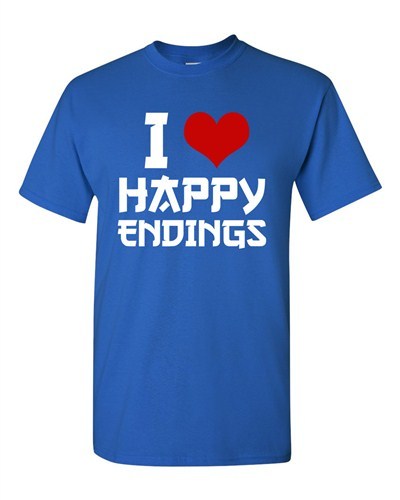I Love Happy Endings Funny Massage Therapist Relax Humor DT Adult T-Shirt Tee - Picture 8 of 9