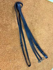 S/H English Leather Running Martingale - Brown - Full