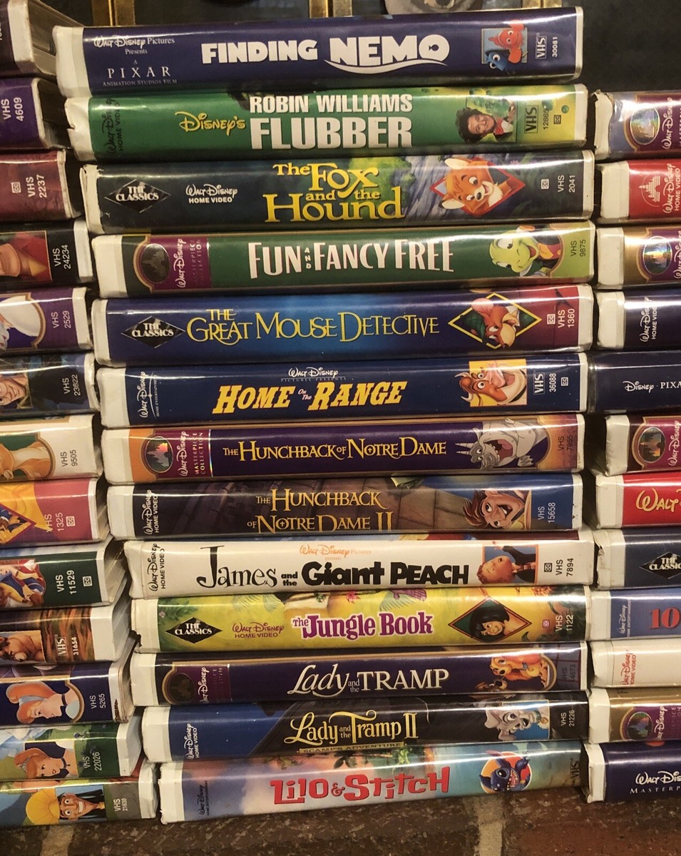 Walt Disney VHS collection 54 Bundle Lot Black Diamond Masterpiece