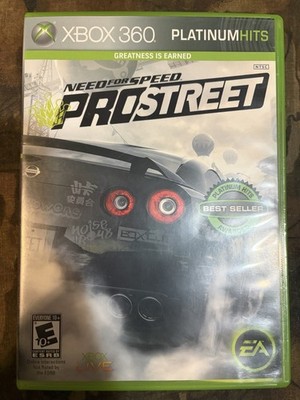Need for Speed ProStreet Platinum Hits CIB Xbox 360 Tested