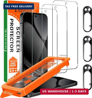 3Pack Screen Protector for Google Pixel 10 Pro XL + 3 Camera Lens Tempered Glass