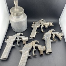 Binks Model 370 Spray Gun Paint Sprayer Wcanister Cup And 3 Other Parts Sprayer