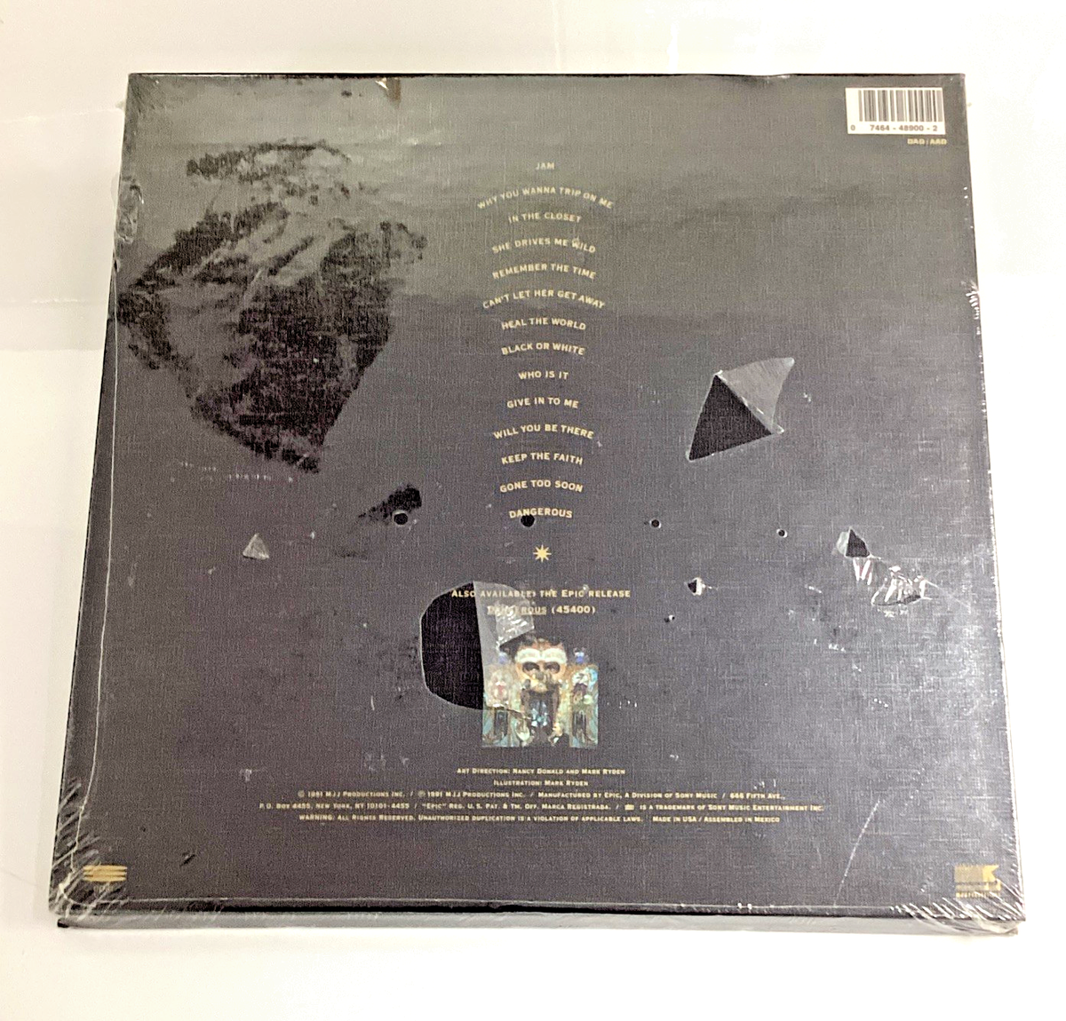 Michael Jackson Dangerous Collector's Edition Pop-Up CD FIRST