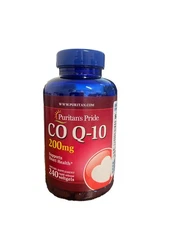 Puritans Pride CoQ10 200mg - 240 Softgels, Promotes Energy Production, Healthy