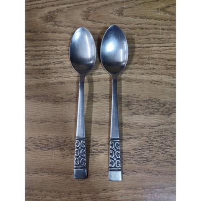 Vintage Stanley Rogers Japan Stainless Teaspoons Set of 2 Casa Vista Flatware